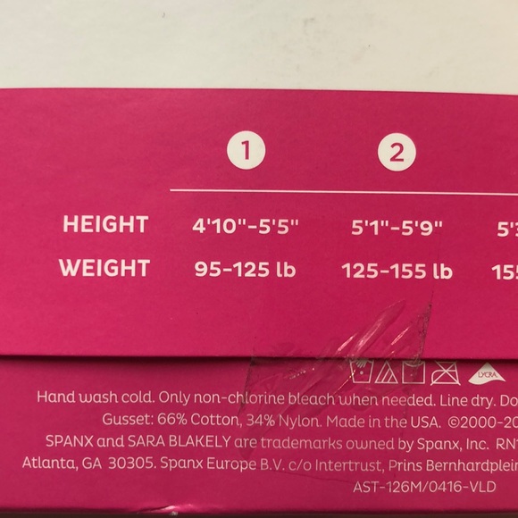 NWT! Assets by Spanx black maternity sheers - Picture 6 of 7